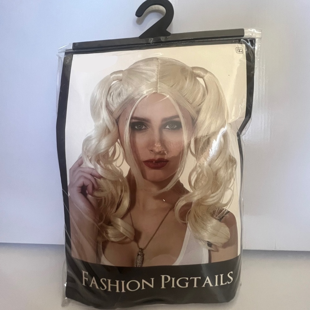 Brand New Blond Cosplay Wig with Pigtails